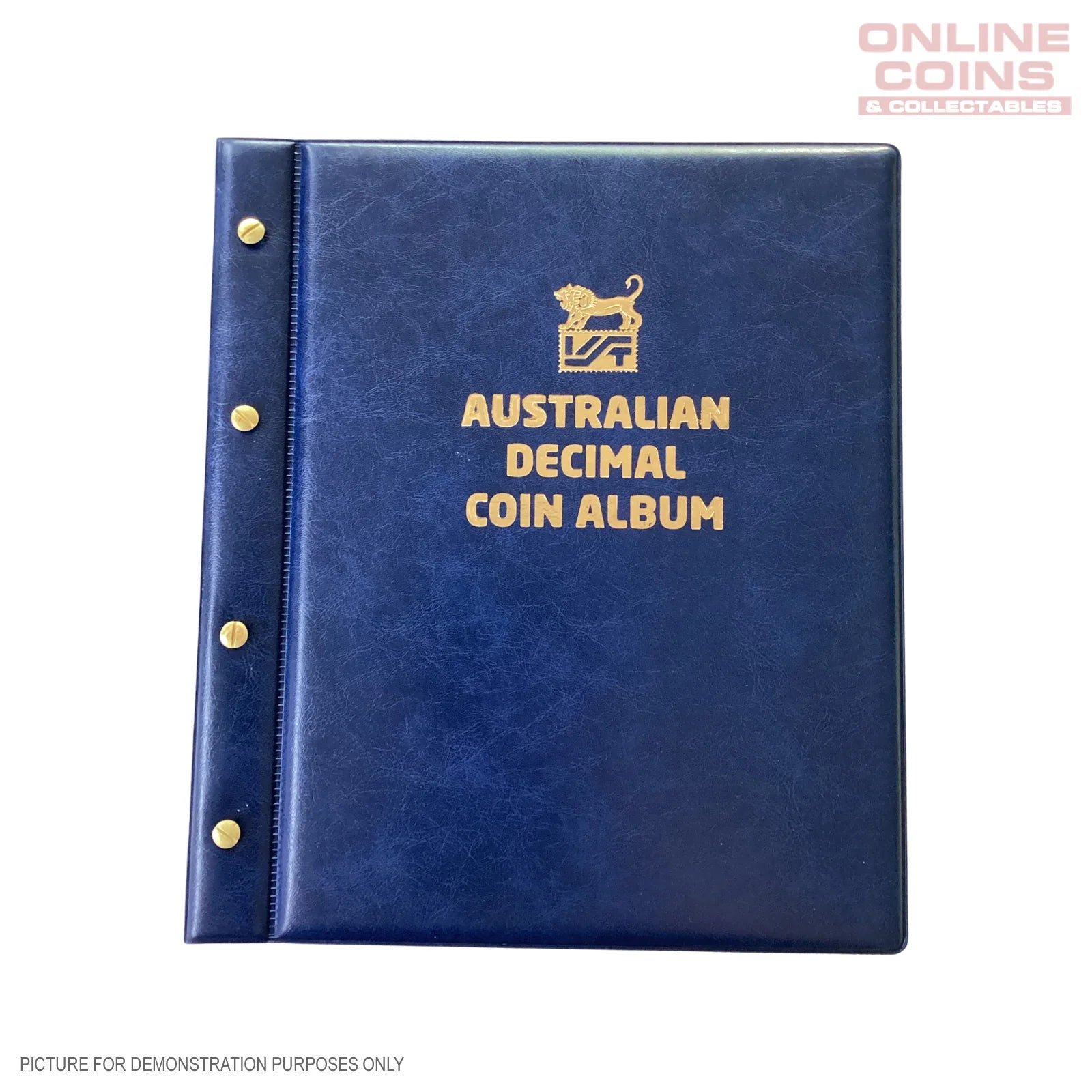 VST Coin Album - Australia Decimal Coin Album - Blue (Updated To 2023)